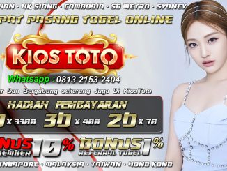 Tempat Pasang Togel Online