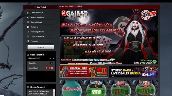 Bandar Judi Togel Online di Agen Paling Terpercaya