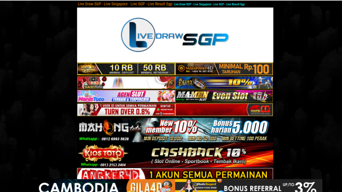 Togel Singapore, Togel Hongkong, Togel Online, Data Keluaran Sgp Hk Hari Ini