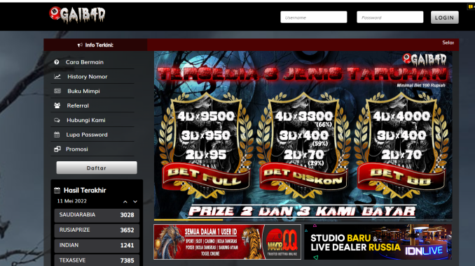 Bandar Judi Togel Online