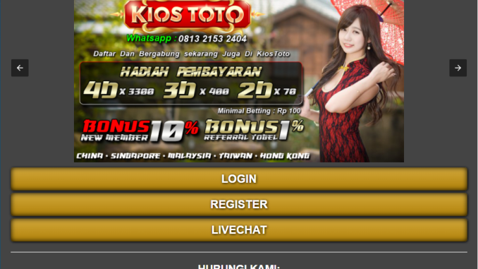 Tempat Pasang Togel