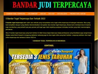 tempat pasang togel online