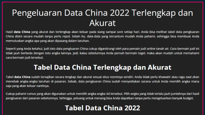 data china