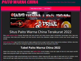 paito warna china