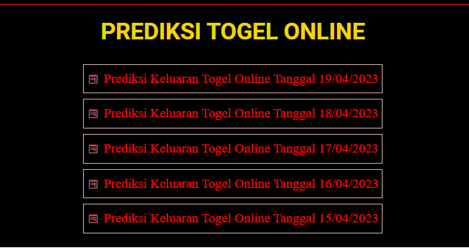 prediksi togel online